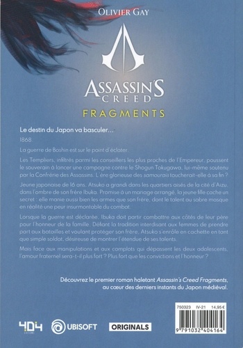 Assassin's Creed - Fragments Tome 1 La lame d'Aizu
