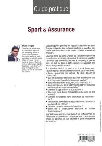 Sport & assurance. Risque sportif, Devoir d'information et de conseil, Couverture d'assurance, Indemnisation
