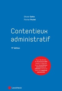 Olivier Gohin et Florian Poulet - Contentieux administratif.