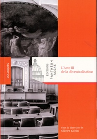 Ebooks en anglais téléchargement gratuit L'acte III de la décentralisation par Olivier Gohin (French Edition)