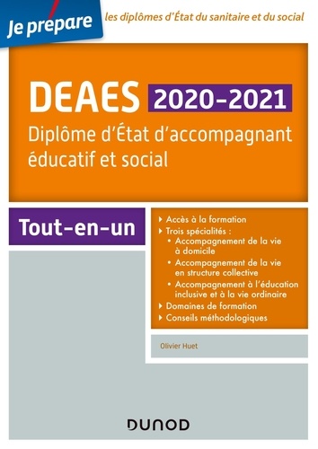 DEAES. Diplôme d'Etat d'accompagnant éducatif et social  Edition 2020-2021