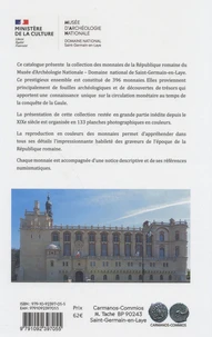 Catalogue des monnaies de la République romaine