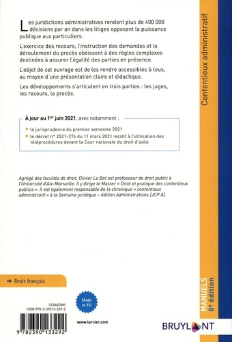 Contentieux administratif  Edition 2022