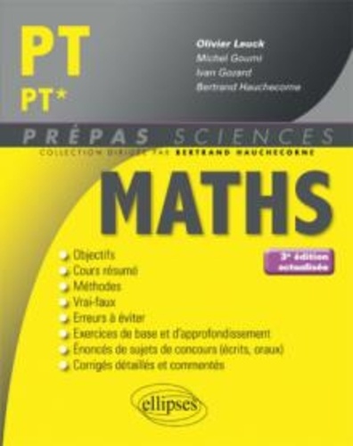 Mathematiques PT/PT* 3e édition