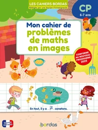 Mon cahier de problèmes de maths en images CP