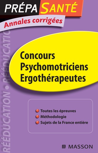 Olivier Perche et Denis Riou - Psychomotriciens ergothérapeutes - Annales corrigées.