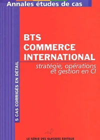 Stratégie, opérations et gestion en commerce international BTS