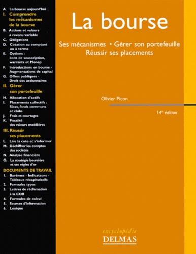 Olivier Picon - La Bourse. 14eme Edition.