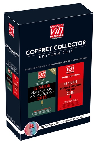 Olivier Poussier - Coffret collector + un bec verseur Dropstop - Le guide des meilleurs vins de France ; Le guide des bonnes affaires du vin.