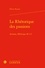 La Rhétorique des passions. Aristote, rhétorique II.1-11