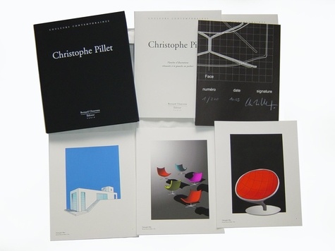 Christophe Pillet. Coffret avec livre et douze pochoirs  Edition de luxe
