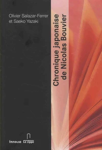 Chronique japonaise de Nicolas Bouvier