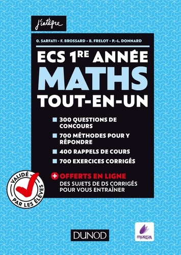 Olivier Sarfati et Frédéric Brossard - ECS 1re année - Maths - Tout-en-un.