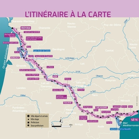 Le canal des 2 mers à velo de l'Atlantique à la Méditerranée