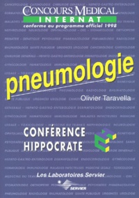Olivier Taravella - PNEUMOLOGIE. - Edition conforme au programme officiel 1998 de l'internat.