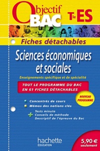Olivier Thierry - Sciences économiques et sociales Tle ES.