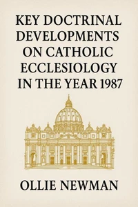 Key Doctrinal Developments on Catholic Ecclesiology in the Year 1987