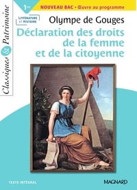 Olympe de Gouges - Déclaration des droits de la femme et de la citoyenne.