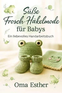 Süße Frosch-Häkelmode für Babys