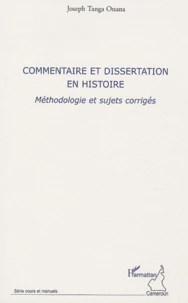 Commentaire et dissertation en histoire