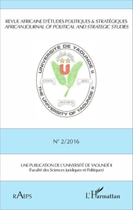 Revue africaine d'études politiques & stratégiques N° 2/2016