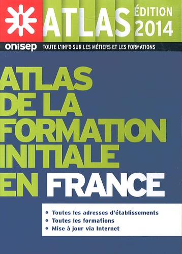  ONISEP - Atlas de la formation initiale en France. 1 Cédérom