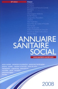  ONPC - Annuaire sanitaire social 2008 - Alsace.