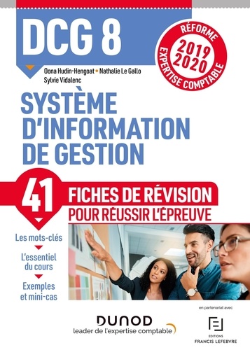 Système d'information de gestion DCG 8. Fiches de révision  Edition 2019-2020