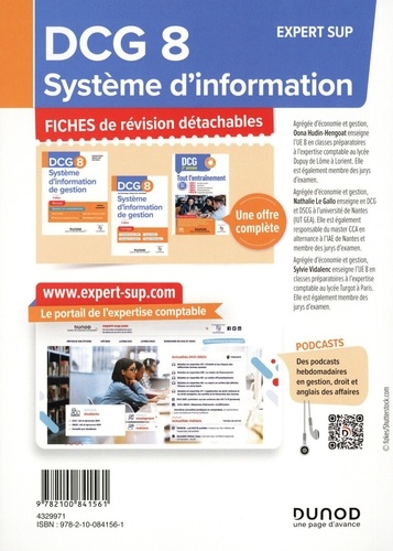 Système d'information DCG 8. Fiches de révision 2e édition