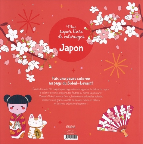 Japon. Mon super livre de coloriages