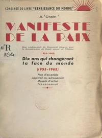 Manifeste de la paix