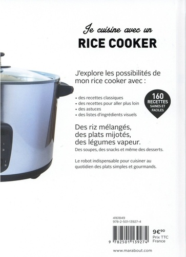 Je cuisine avec un rice cooker