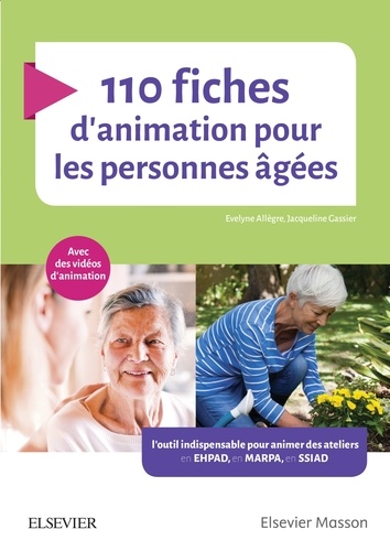couverture de : 110 fiches d'animation pour les personnes &acirc;g&eacute;es