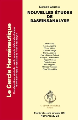 Nouvelles etudes de daseinsanalyse