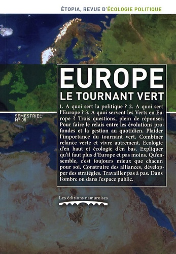 Etopia N° 5, Mars 2009 - Europe : Le Tournant Vert