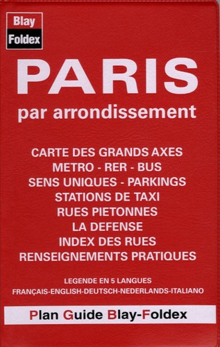 Paris Par Arrondissement - Edition En Cinq Langues Français-Anglais-Allemand-Néerlandais-Italien