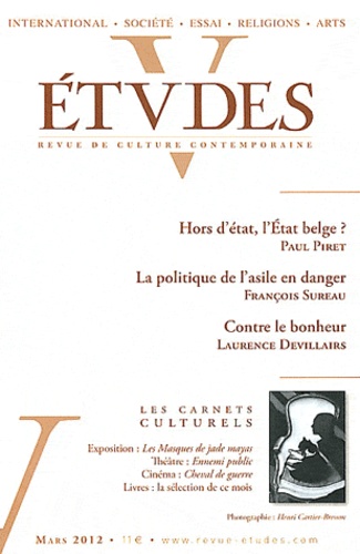 Etudes N° 4163, Mars 2012