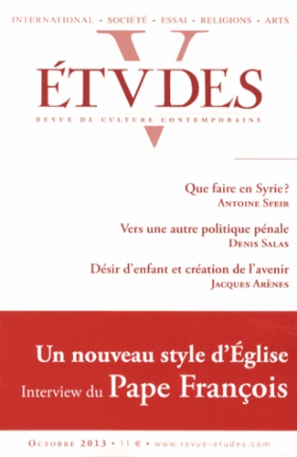Etudes N° 4194, Octobre 2013