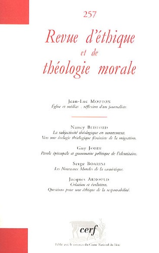 Revue D'éthique Et De Théologie Morale N° 257, Décembre 200