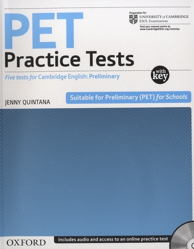 Pet Practice Tests With Key - (2cd Audio)