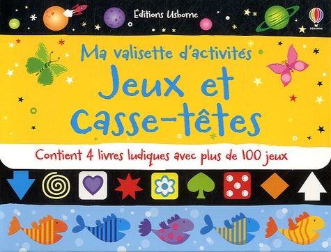 Ma Valisette D'activités Jeux Et Casse-Têtes - Contient 4 Livres Ludiques Avec Plus De 100 Jeux