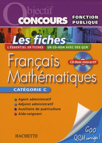 Français Mathématiques - Les Fiches Catégorie C (1 Cd-Rom)