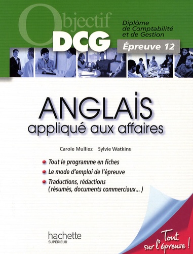 Anglais Appliqué Aux Affaires Dcg 12