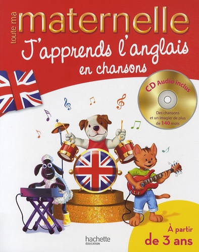 J'apprends L'anglais En Chansons - 3-6 Ans (1 Cd Audio)