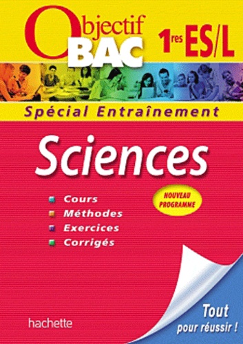 Sciences 1es Es/L - Spécial Entraînement