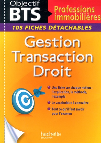 Gestion Transaction Droit Bts Professions Immobilières