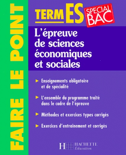 L'épreuve De Sciences Économiques Et Sociales Terminale Es