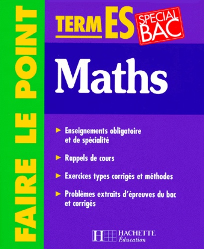 Maths Terminale Es