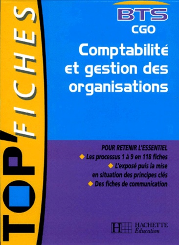 Comptabilité Et Gestion Des Organisations Bts