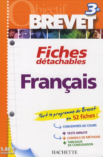 Français 3e - Fiches Détachables